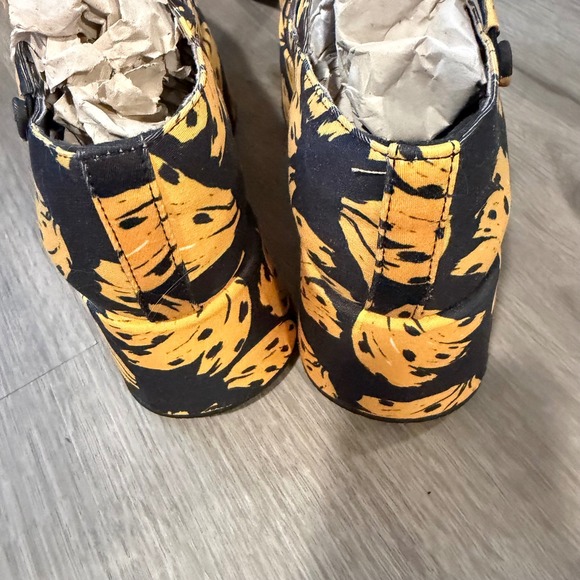 Farm Rio Black Bananica Bunch Platform Ballerina Mary Jane Shoes US 7.5 EU 38.5 - Picture 3 of 7